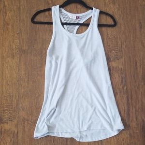 Light blue workout tank